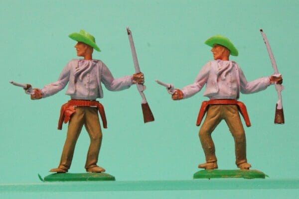 SOLD Timpo 1st Series Cowboys - Lilac Torsos