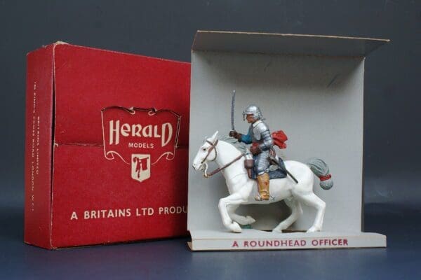 SOLD ECW Roundhead Officer - Maroon Box