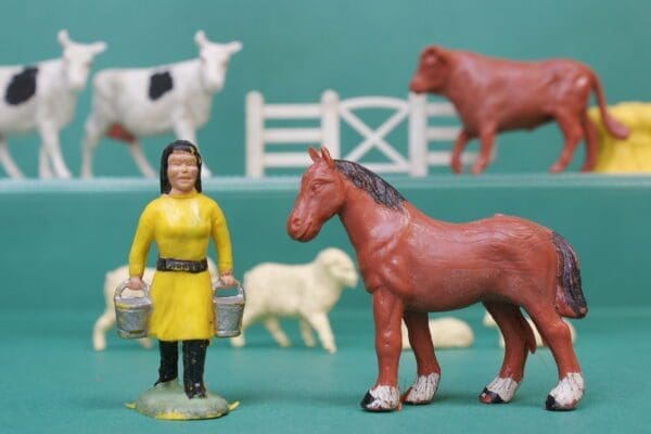 Speedwell Farm Models Collection Milkmaid - YELLOW Plastic