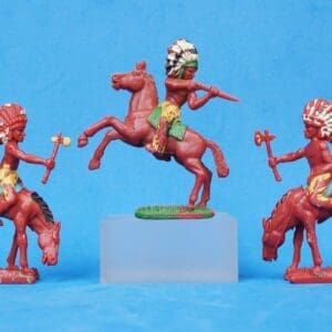 SOLD Crescent 40mm Mounted Indians (Ski Bases)