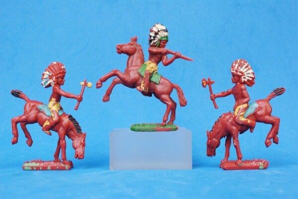 SOLD Crescent 40mm Mounted Indians (Ski Bases)