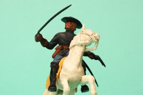 SOLD Timpo ACW Mounted Union Officer with Sword & Pistol