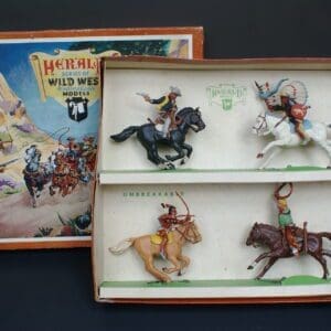 SOLD Herald Mounted Indians & Cowboys - Box Set