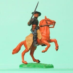 SOLD Timpo ACW Mounted Union Officer with Sword & Pistol
