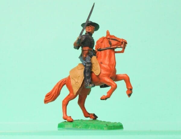SOLD Timpo ACW Mounted Union Officer with Sword & Pistol