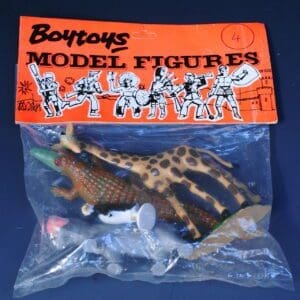 SOLD Charbens Boytoys Zoo Animals Header Card #2