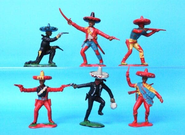 SOLD Crescent 'Cisco Kid' Mexicans - Full Set of 6