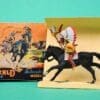 SOLD Herald Zang Mounted Indian Chief with Spear - Boxed!