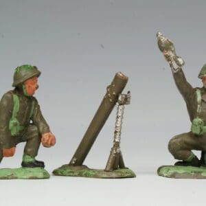 SOLD Kentoys Mortar & 2 Crew - Loose Set #2