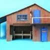 SOLD Britains Models Ranch Livery Stable or Farm Barn