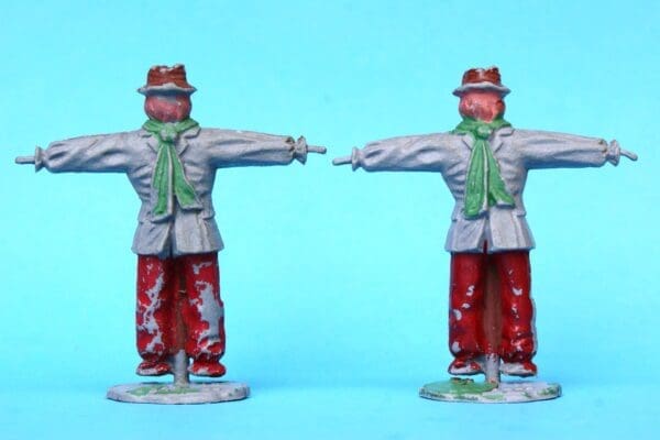 SOLD Timpo Farm Scarecrow - Matching Paint Scheme!