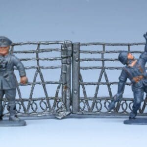 SOLD Charbens Pair of Small Barbed-wire Fences