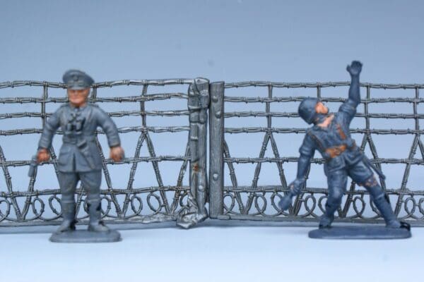 SOLD Charbens Pair of Small Barbed-wire Fences