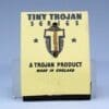 SOLD Tiny Trojan 'OO' Matchbook Khaki Soldiers