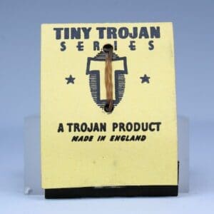 SOLD Tiny Trojan 'OO' Matchbook Khaki Soldiers