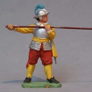 SOLD ECW Roundhead Pikeman - YELLOW Plastic