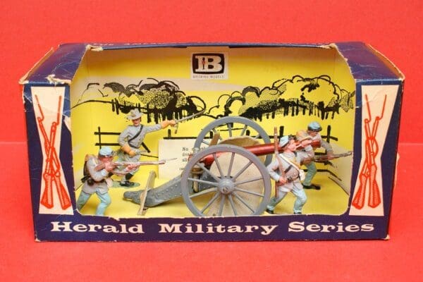 SOLD Britains Herald ACW Confederate Forces with Gun