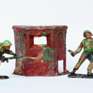 SOLD Cherilea Modern Infantry (Herald Copies) & Gun Emplacement