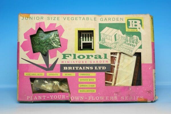 SOLD Floral Garden Vegetable Junior Size Box Set