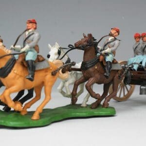 SOLD Britains ACW Confederate Gun Team & Limber - Superb!