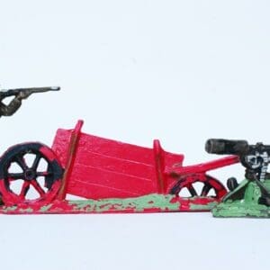 UNA Khaki Infantry & Wheelbarrow (Timpo Copies)