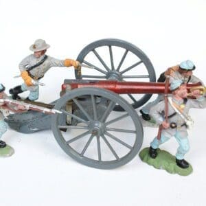 SOLD Britains Herald ACW Confederate Forces & Gun Set