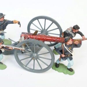 SOLD Britains Herald ACW Federal Forces & Gun Set