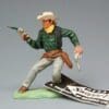 Herald Swoppet Cowboy Twin Guns - DARK GREEN Torso