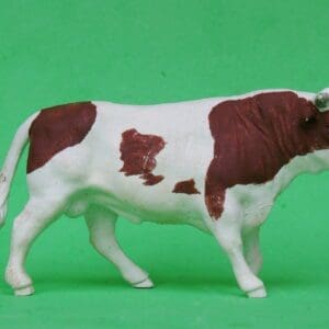 SOLD Herald White & Brown Bull - Superb Example!