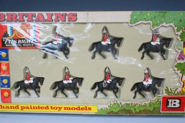 SOLD Britains "Eyes Right" Mounted Life Guards - Window Box