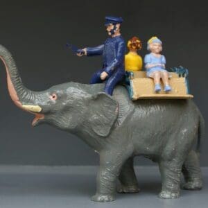 SOLD B&S Elephant Ride - Trans Plastic & Lead