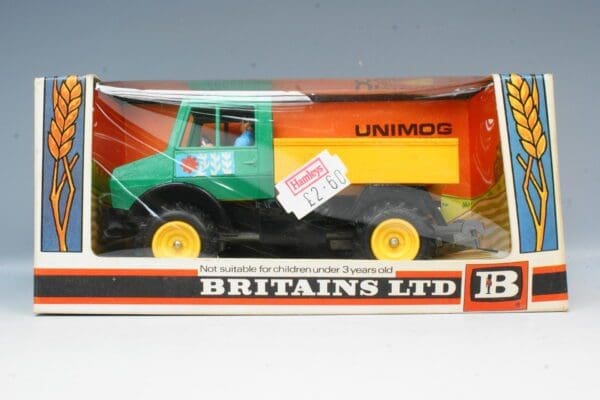 SOLD OUT Britains Unimog Tractor-Lorry - Straw Box