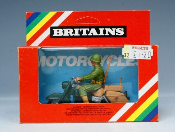 SOLD OUT Britains Harley US Despatch Rider - Rainbow Box