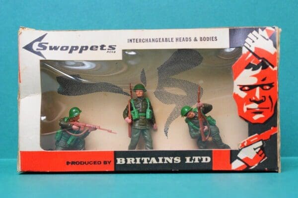 Swoppet Infantry in Action 3 Figure Window Box