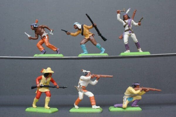 SOLD Deetail Apache Indians - Full Set of 6