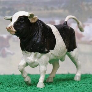 SOLD Britains PVC Plastic Bull - Friesian Breed