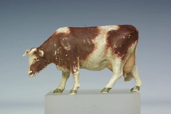 SOLD Stencil-sprayed Herald Ayrshire Feeding Cow