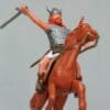 SOLD Timpo Mounted Viking, Attacking with sword