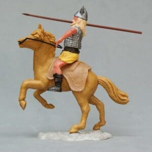 SOLD Timpo Mounted Viking, Throwing Spear