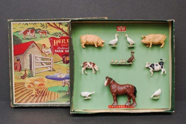 SOLD Herald Farm Animals - Early Box Set