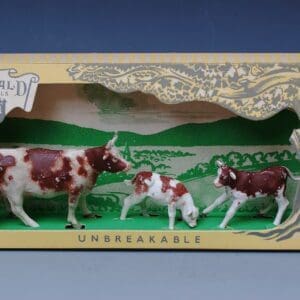 SOLD Herald 'Zang' Ayrshire Cow & Calves Display Carton