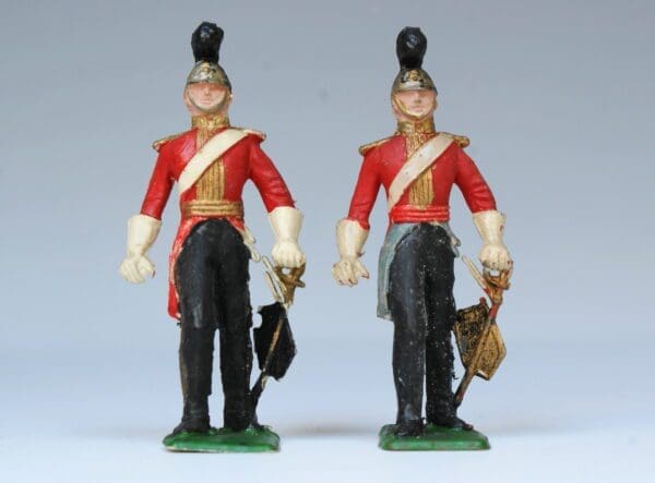 SOLD Cherilea Victorian Life Guards - Red & White Plastic