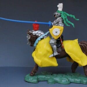 SOLD Swoppet Knight with Rare YELLOW Blanket