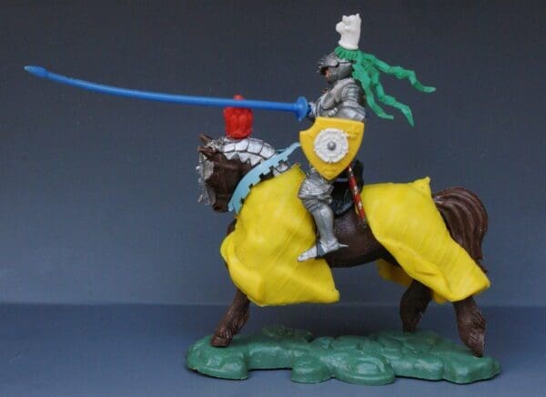 SOLD Swoppet Knight with Rare YELLOW Blanket