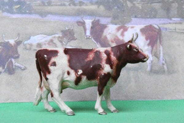SOLD Herald Ayrshire Cow - Stencil-sprayed - Superb!