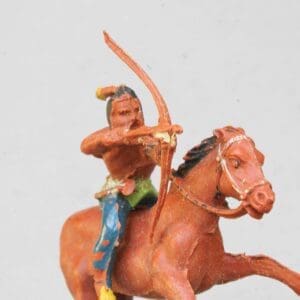 SOLD UNA Mounted Indian Brave (Herald copy)