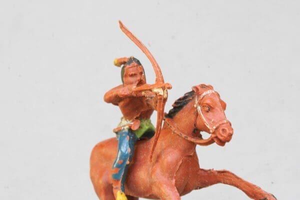 SOLD UNA Mounted Indian Brave (Herald copy)