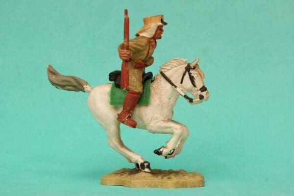 SOLD Timpo Solid Plastic Mounted Legionnaire