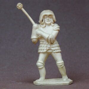 SOLD Lone Star Knight WHITE Plastic - Unpainted