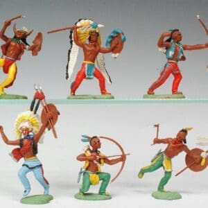 SOLD Britains 'Swoppet' Indians - Complete Set of 6